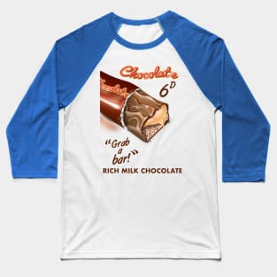 Chocolate Commercial Baseball T-Shirt